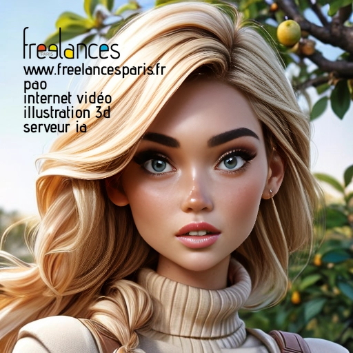 Pao mise en page internet vidéo illustration 3d serveur IA générative AI freelance paris studio de création magazines 5URFOK41